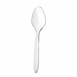 OEM Plastic Spoon Lux Clear 50Pcs 12.00.0072 0150820011