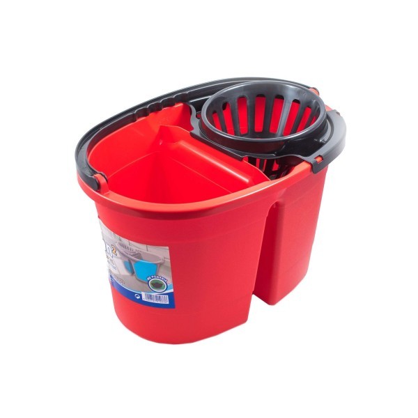 ΚΥΚΛΩΨ Mop Bucket Two Compartment With Wheels 16LT 003001434 5202707010336