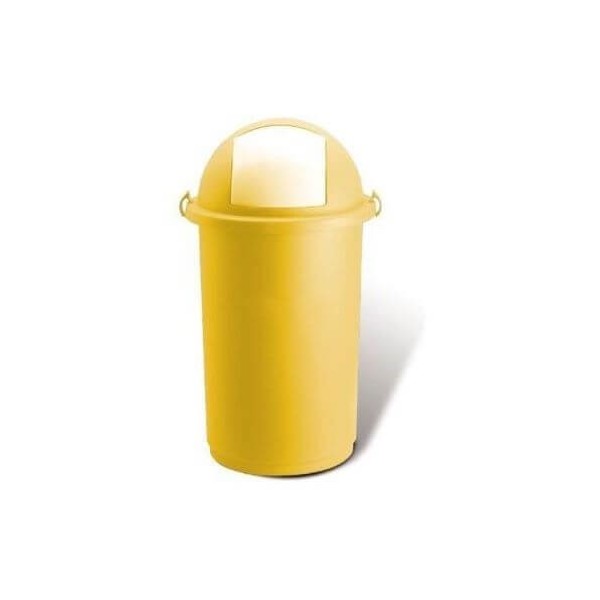 OEM Plastic Rubbish Bin Push With Clips 50LT Yellow 23-25-412 8002942018718