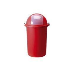 OEM Plastic Rubbish Bin Push With Clips 50LT Red 23-25-410 8002942011047