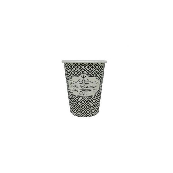 Dimexsa Paper Cups 4Oz Black Coffee Exprerience 50PCS 0530038 ΜΑΥΡΟ 0150210028