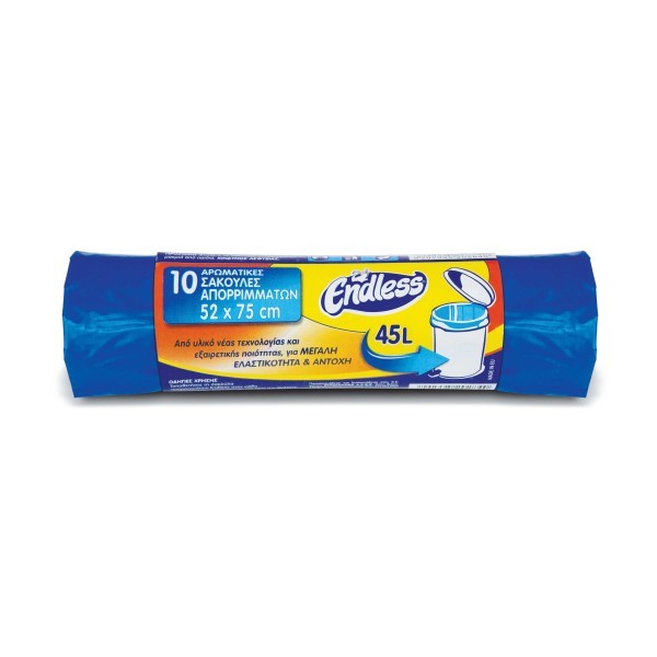 Endless Garbage Bag With Tie String Blue 52X75 Roll 2999100107 5202995202840