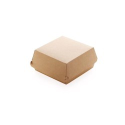 Dimexsa Paper Burger Box Kraft Medium 100Pcs 0560002-CR 0150780016