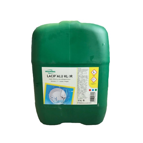 ΟΙΚΟΧΗΜΙΚΗ Lacip Alu Klor Dishwashing Detergent With Active Chlorine 30Kg 13090901016 5205662003580