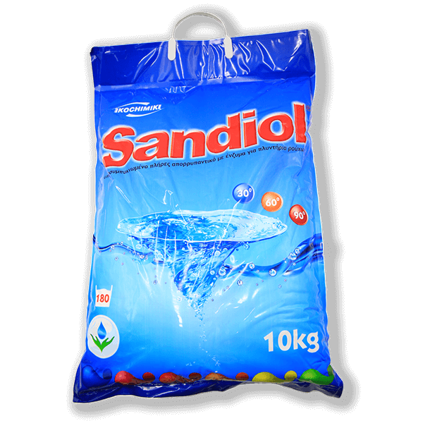 ΟΙΚΟΧΗΜΙΚΗ Sandiol Concetrated Powder Detergent With Enzymes 10Kg 13121201030 5200130340039