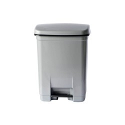 OEM Viomes Plastic Rubbish Bin With Pedal Plastic 20LT Grey 14112 ΓΚΡΙ 5203493374466