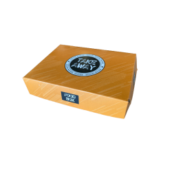 Packoflex Paper Box Food Box No5 Portion Orange 1Kg/14Pcs 0000162-1 0150780008