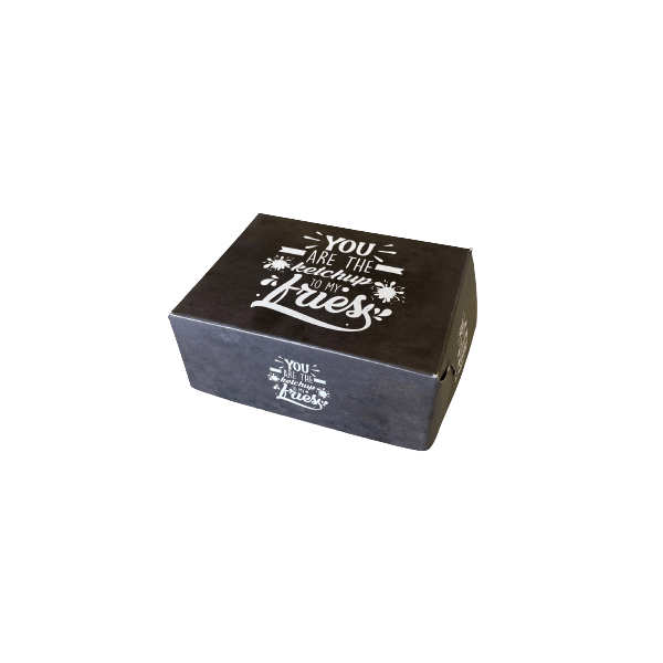 OEM Χάρτινο Κουτί Ψητοπωλείου Z42 Πατάτας Μονή Μαύρο 1Kg/24Τμχ 07-2447 0150780027