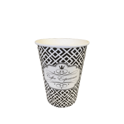 Dimexsa Paper Cups 14OZ Black Coffee Experience 50PCS 0530040 0150210019