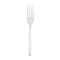 OEM Plastic Fork Lux Clear 25Pcs 01-01-172 5205408010360