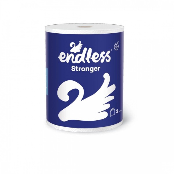 Endless Kitchen Rolls Stronger 3Ply 40M 1100641206 5202995010223
