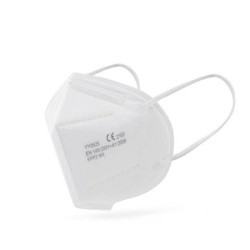 OEM Disposable Protective Half Mask White 1Pcs ΠΡ-ΜΑ-04 3800600003961