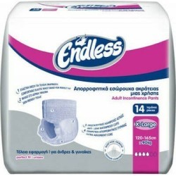 Endless Incontinence Diapers Slip Xlarge 14Pcs 2999030421 5202995202703