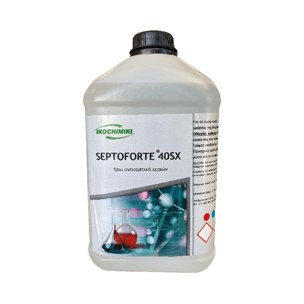 ΟΙΚΟΧΗΜΙΚΗ Septoforte 40SX Alcohol Hand Disinfectant 5Lt 13060600045 5205662010052