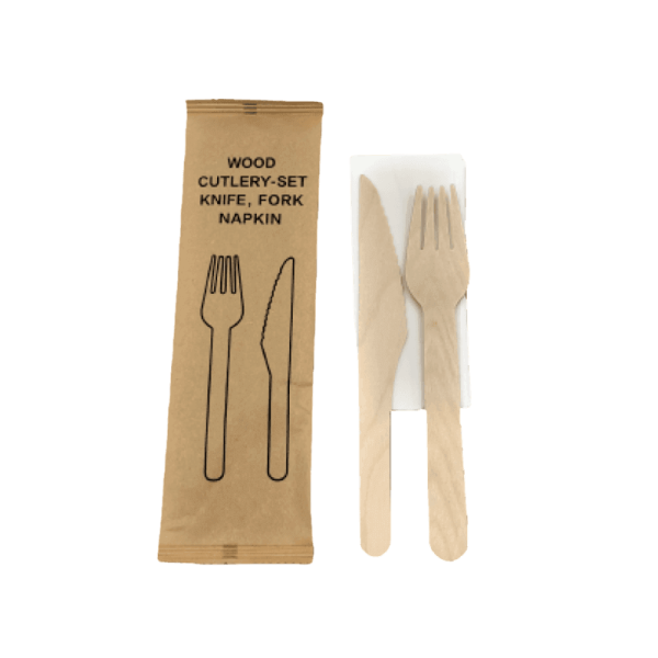 Θαλασσινός Wooden Cutlery Set 50Pcs ΕΜ.6989 5202054469894