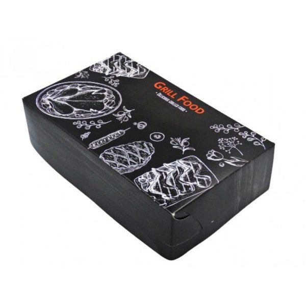 Θαλασσινός Food Paper Box Chicken Kilo Black Grill 29X17,5X8 1Kg/7Pcs ΕΜ.7829 0150780047