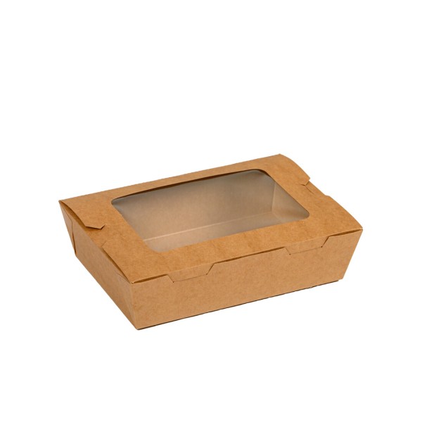 Θαλασσινός Paper Kraft Box Ready Salad Box Νο3 20X14X5 50PCS ΕΜ.7003 5202054470036