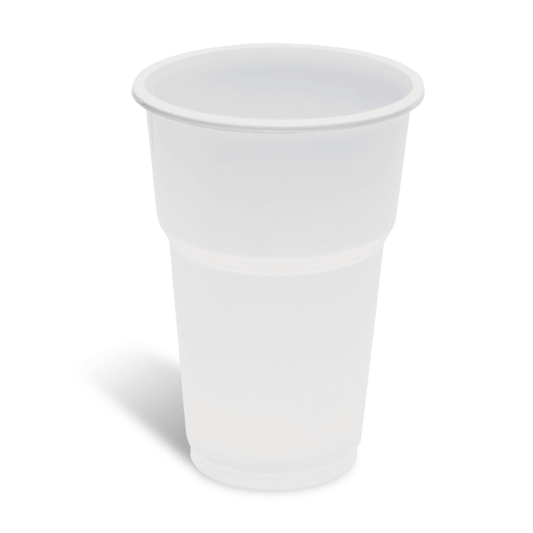 Dimexsa Plastic White Cups 508/350ML 50PCS 0250627 5202209516275