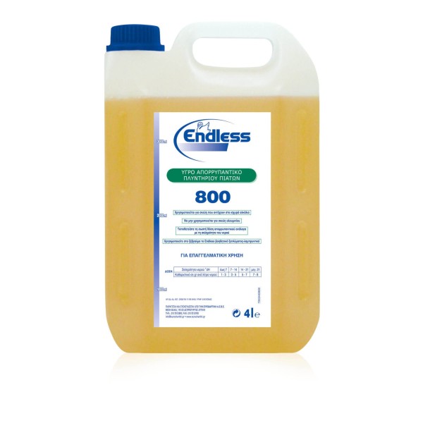 Endless Blue 800 Professional Automatic Dishwashing Detergent 4LT 1203440800 5202995105004