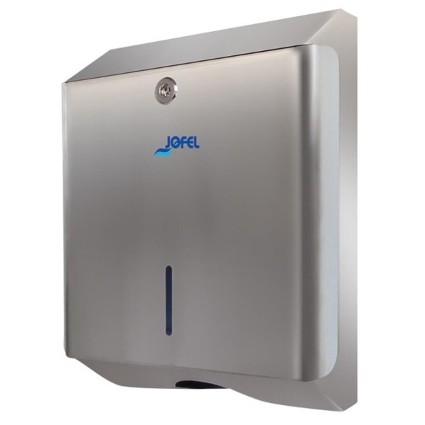 JOFEL Paper Dispenser Zick Zack Inox Matte AH14000 8427950304231