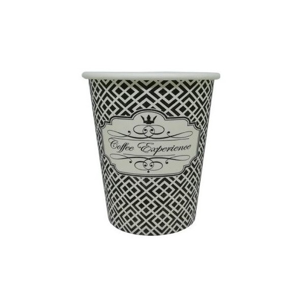 Dimexsa Paper Cups 8OZ Black Coffee Experience 50PCS 0530039 0150210016