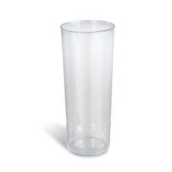 Dimexsa Plastic Clear Cups Tube 10PCS 0091017-1 5206492001661